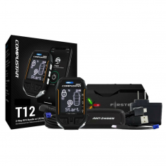 Compustar 2-Way, 6-Button LCD Remote Upgrade Kit w/Drone - RFX-2WT12-SS